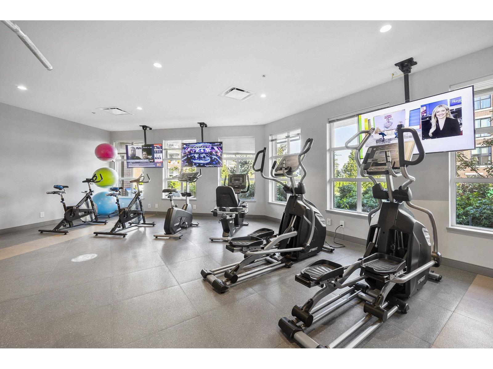 B116 8150 207 Street, Langley, BC - Indoor Photo Showing Gym Room