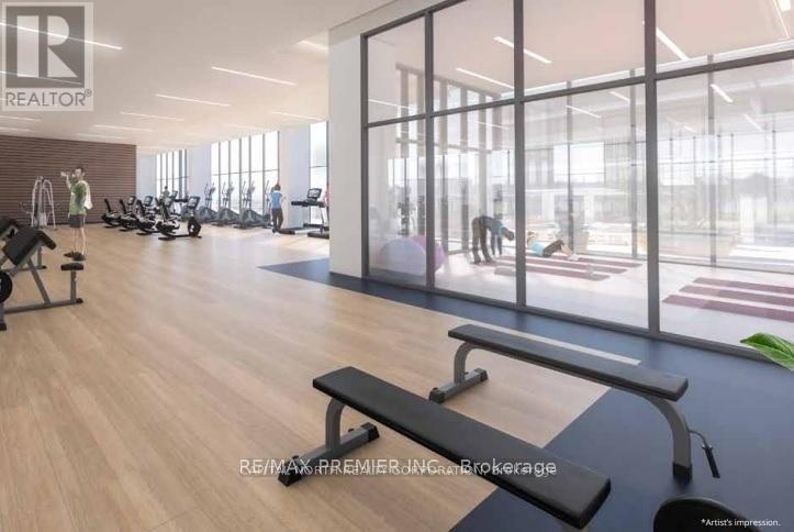 1410 - 8960 Jane Street, Vaughan, ON - Indoor Photo Showing Gym Room