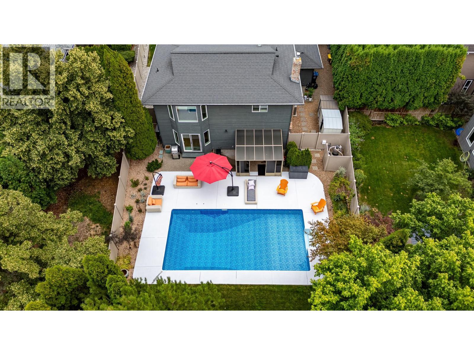 2651 Evergreen Drive, Penticton, BC - Outdoor With In Ground Pool