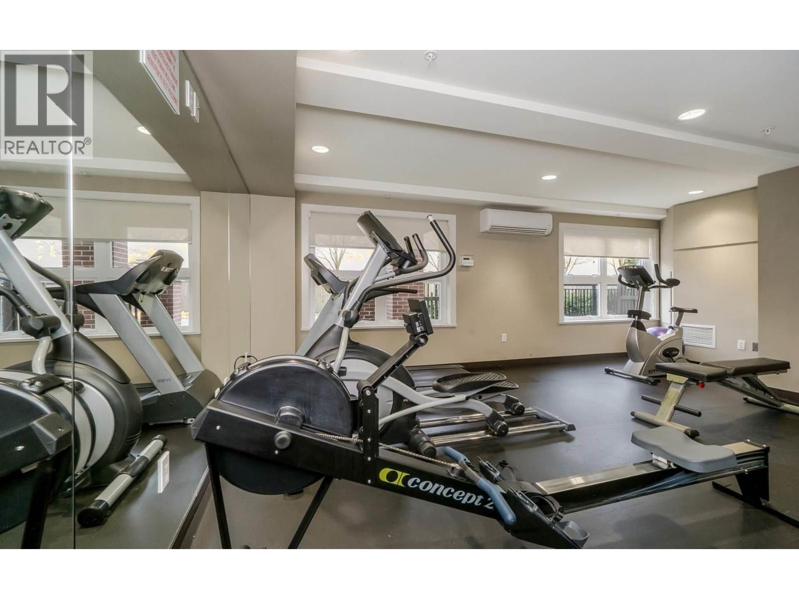 107 5885 Irmin Street, Burnaby, BC - Indoor Photo Showing Gym Room