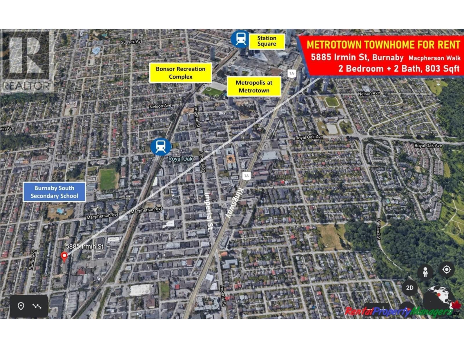 107 5885 Irmin Street, Burnaby, BC - With View