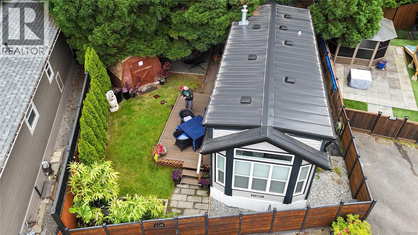 Bird's eye view of home. - 3126 Elsie Lake Cir, Nanaimo, BC