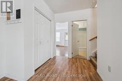 Kitchen to bathroom, stairs, living roo -