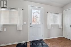 Spacious side entrance -