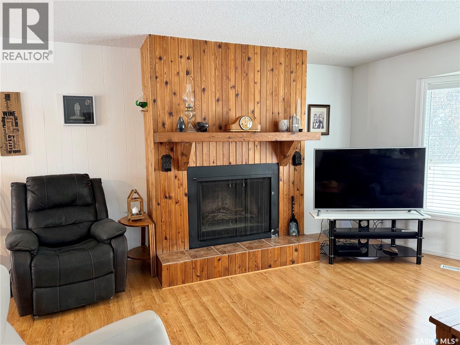 Adamson Acreage, Shellbrook Rm No. 493, SK - Indoor Photo Showing Living Room With Fireplace