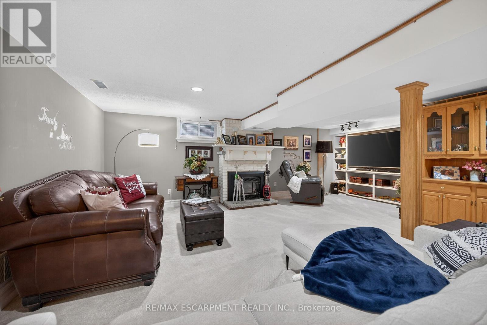 52 Lorne Avenue, Brant, ON - Indoor Photo Showing Other Room With Fireplace