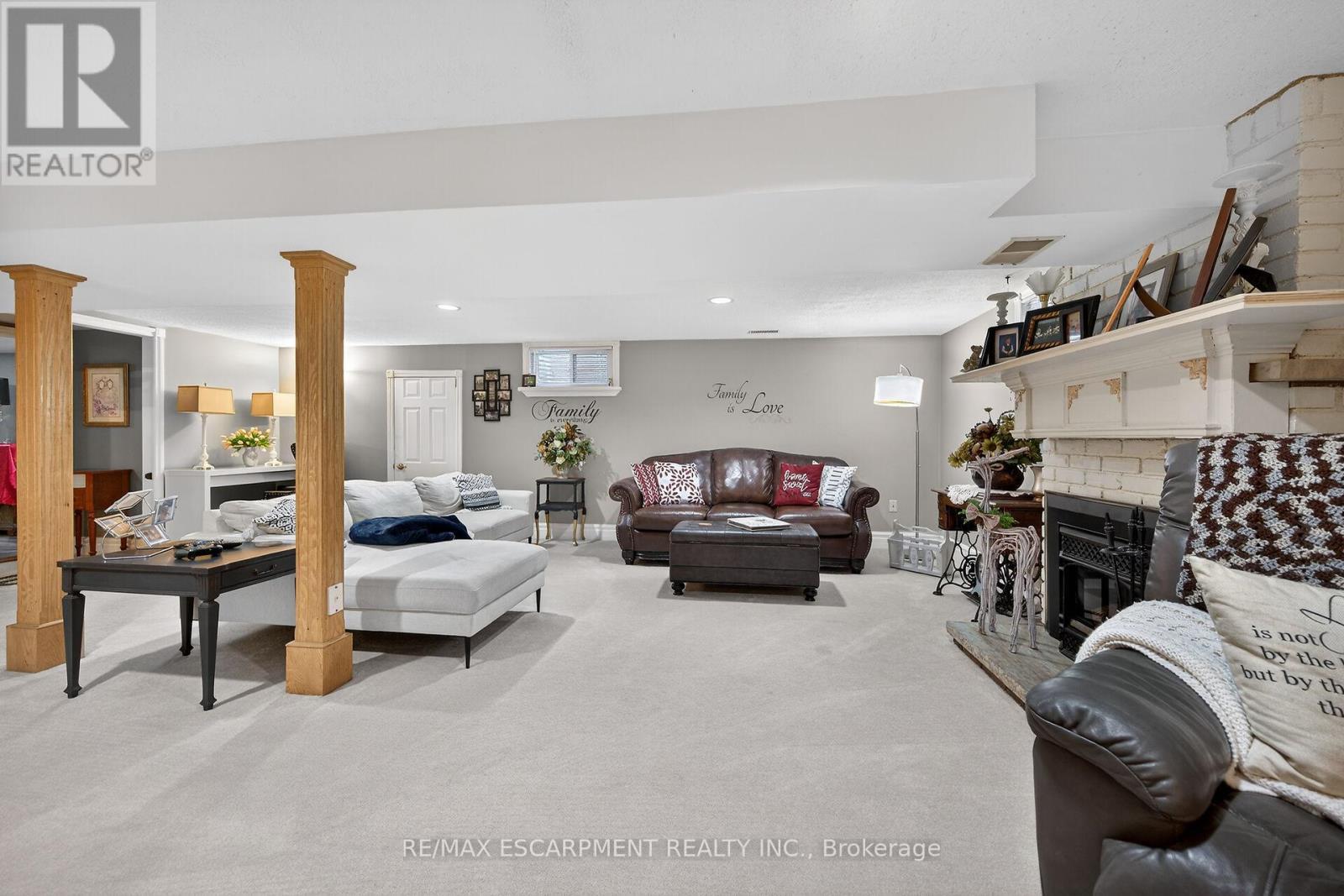 52 Lorne Avenue, Brant, ON - Indoor With Fireplace