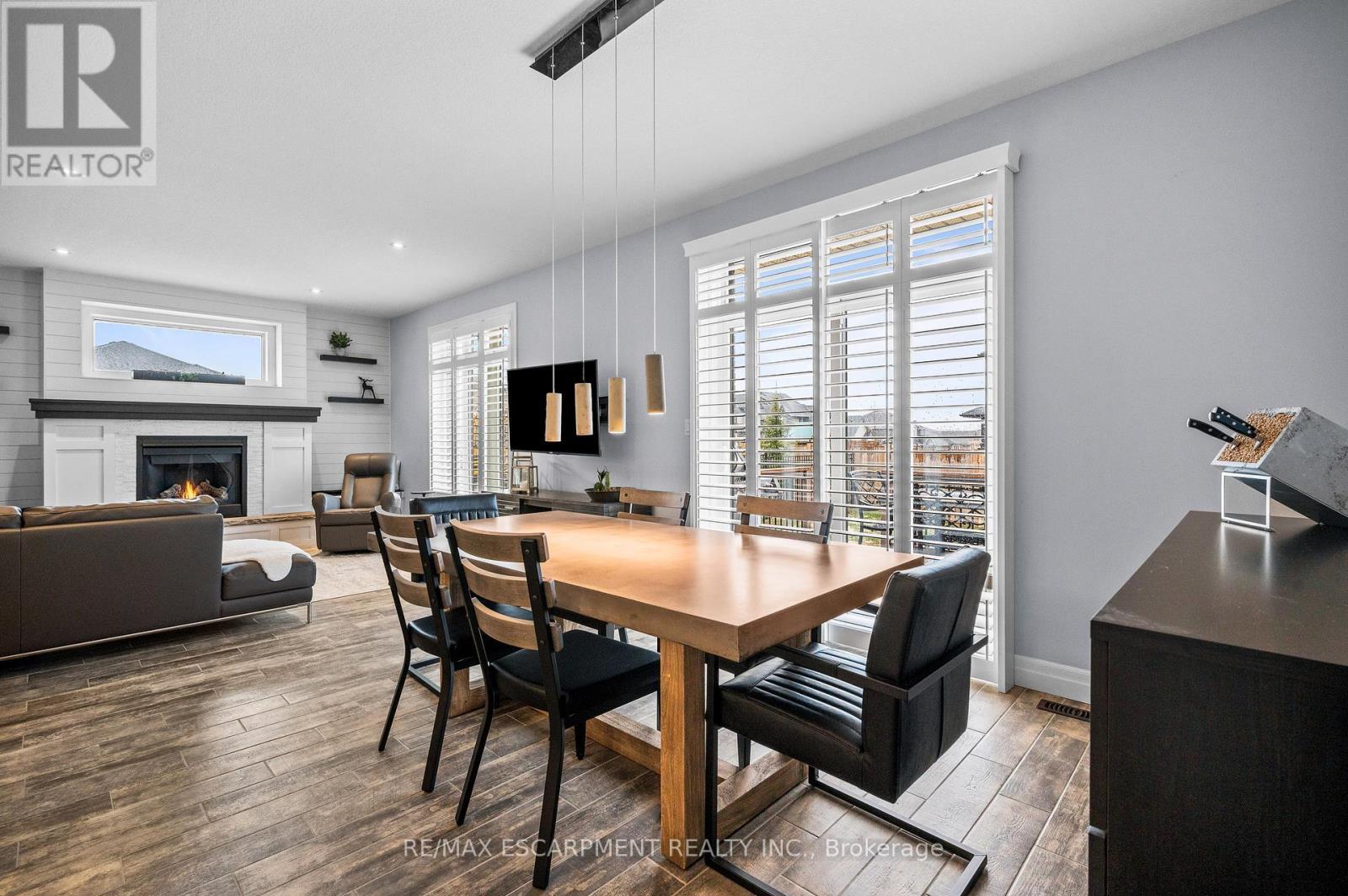 100 Tamarack Boulevard, Woodstock, ON - Indoor Photo Showing Other Room With Fireplace