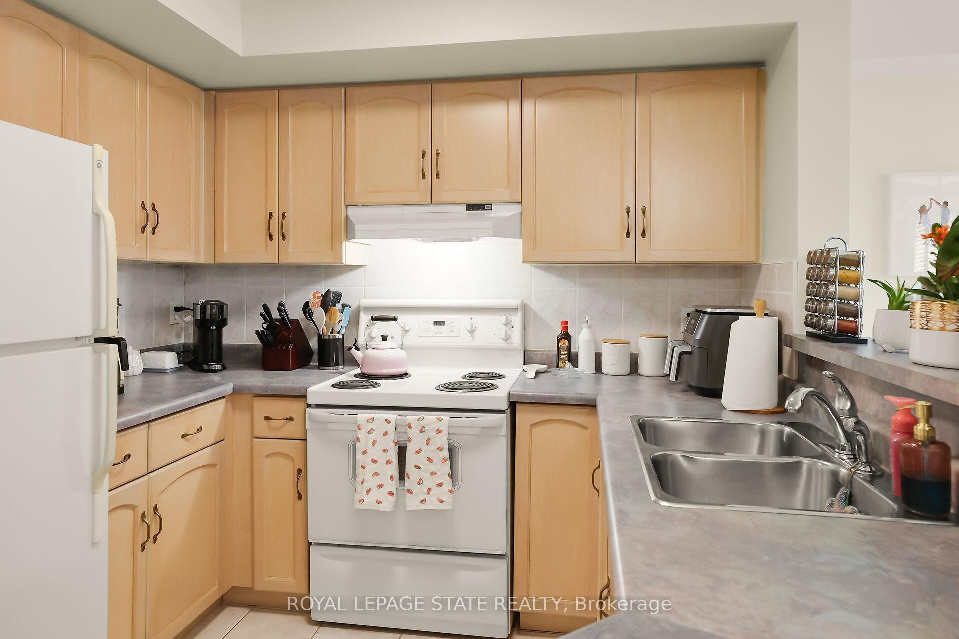 19 Beech Street, Grimsby, ON - Indoor Photo Showing Kitchen With Double Sink