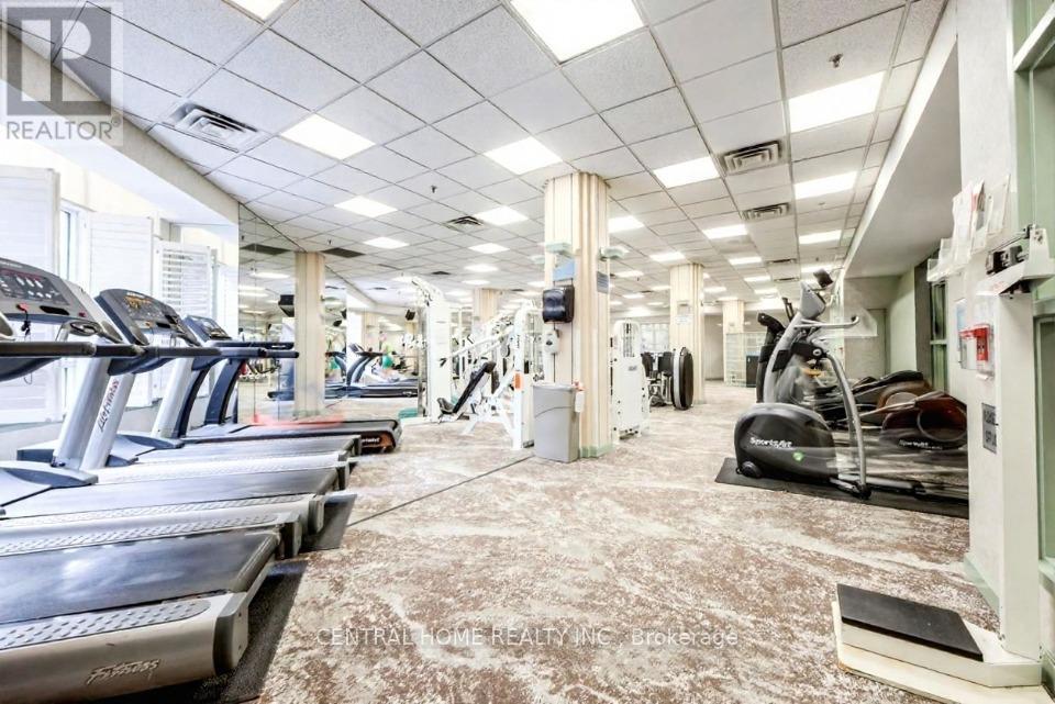 1815 - 88 Corporate Drive, Toronto, ON - Indoor Photo Showing Gym Room