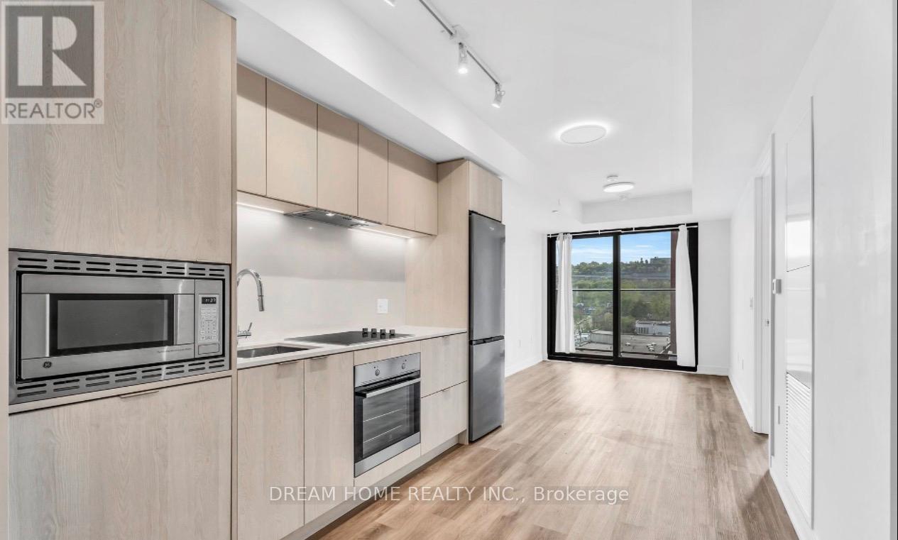 728 - 1 Jarvis St Street, Hamilton, ON - Indoor Photo Showing Kitchen With Upgraded Kitchen
