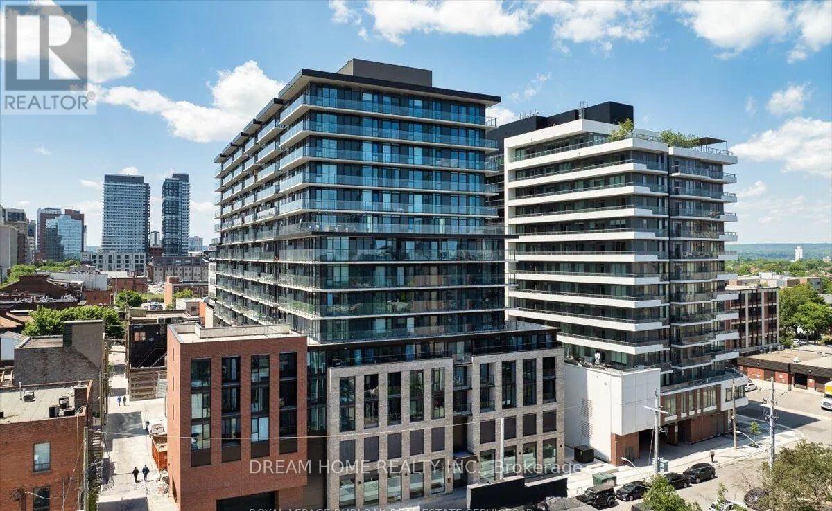 728 - 1 Jarvis St Street, Hamilton, ON - Outdoor With Balcony With Facade