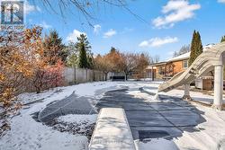 Diving Board, Pool and Shed -