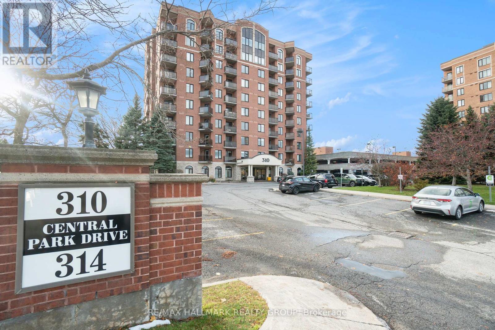 8F - 310 Central Park Drive, Ottawa, ON - Outdoor With Balcony With Facade