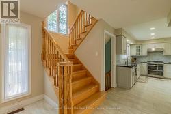 Stairs to go to second level. -