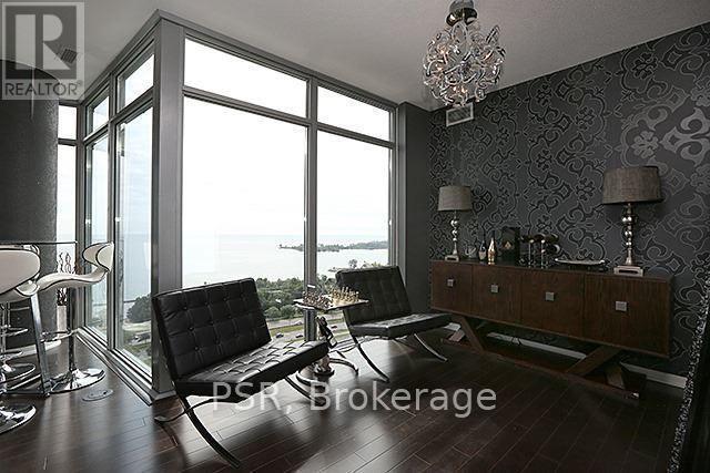 Den Area - full lake views - 2104 - 103 The Queens Way, Toronto, ON - Indoor Photo Showing Other Room