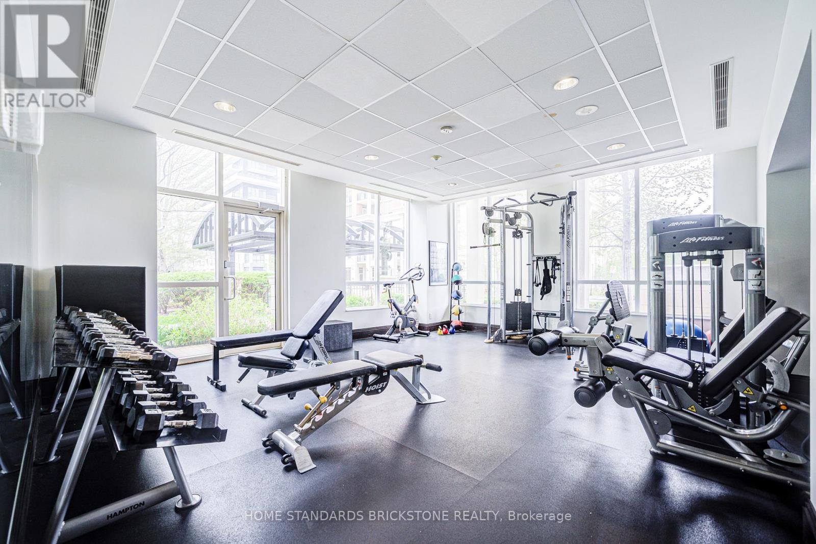 1106 - 1105 Leslie Street, Toronto, ON - Indoor Photo Showing Gym Room