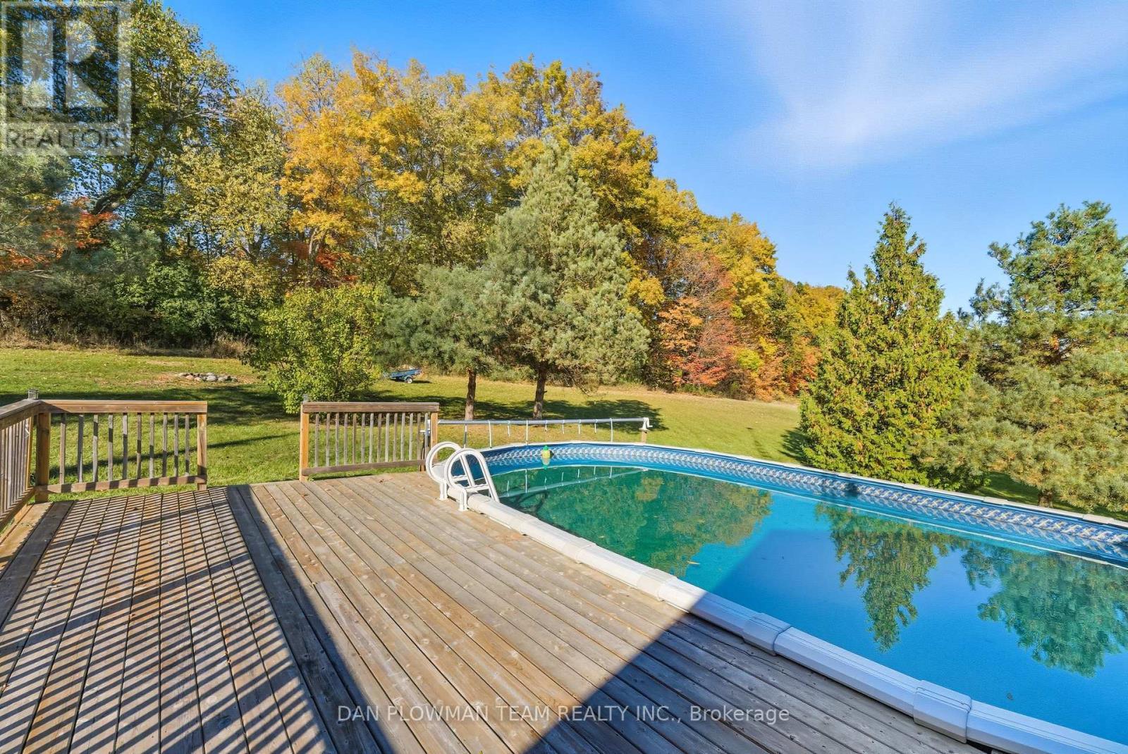 236 Rutherford Road, Alnwick/Haldimand, ON - Outdoor With Above Ground Pool With Backyard