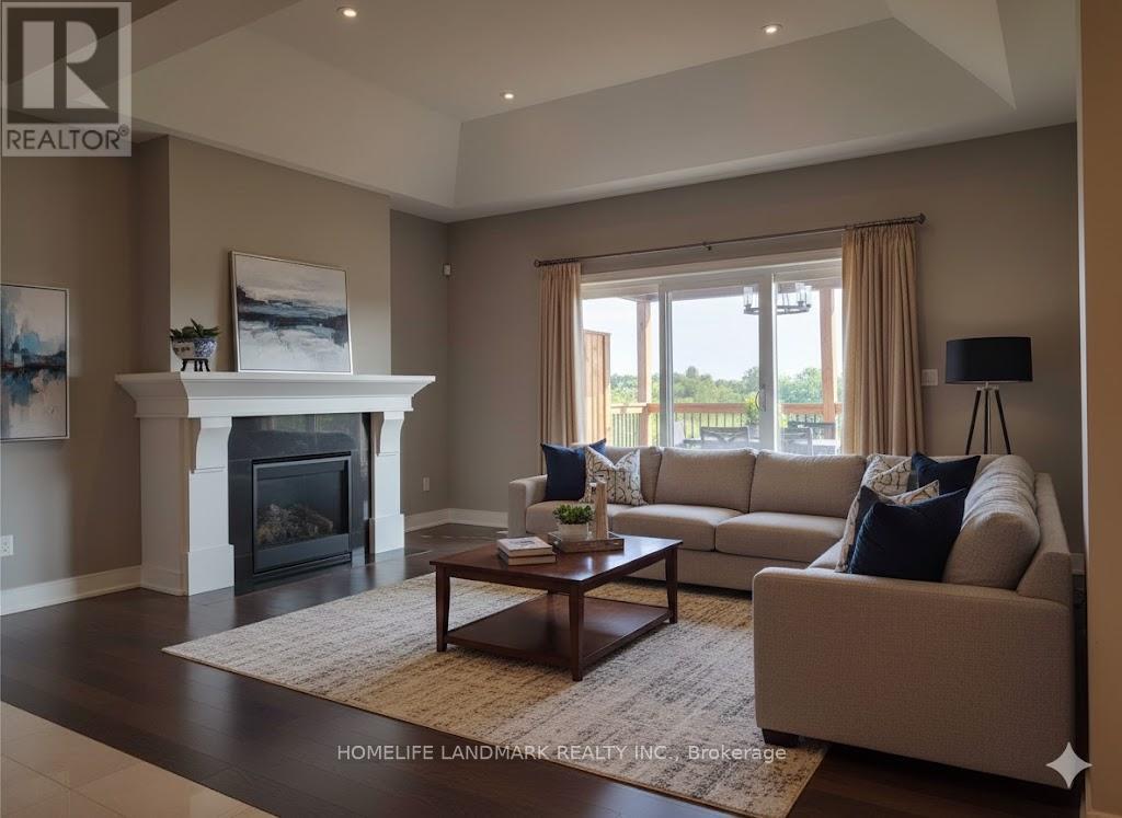 53 Carrick Trail, Welland, ON - Indoor Photo Showing Living Room With Fireplace