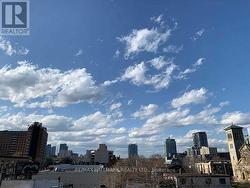 View from the balcony looking skyward -