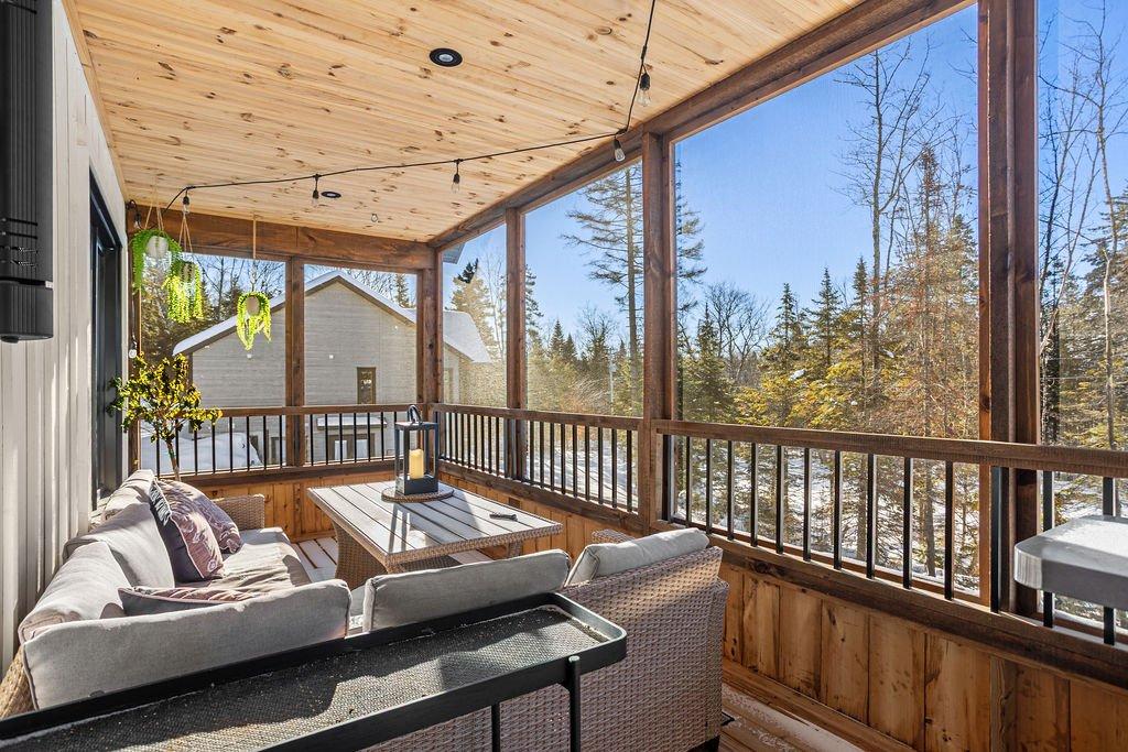 Solarium/Verrière - 4701 - 4703 Rue Du Gai-Luron, Sainte-Adèle, QC - Outdoor With Exterior