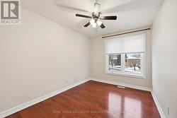 Third Bedroom w/Ceiling Fan and Hardwood Flooring -