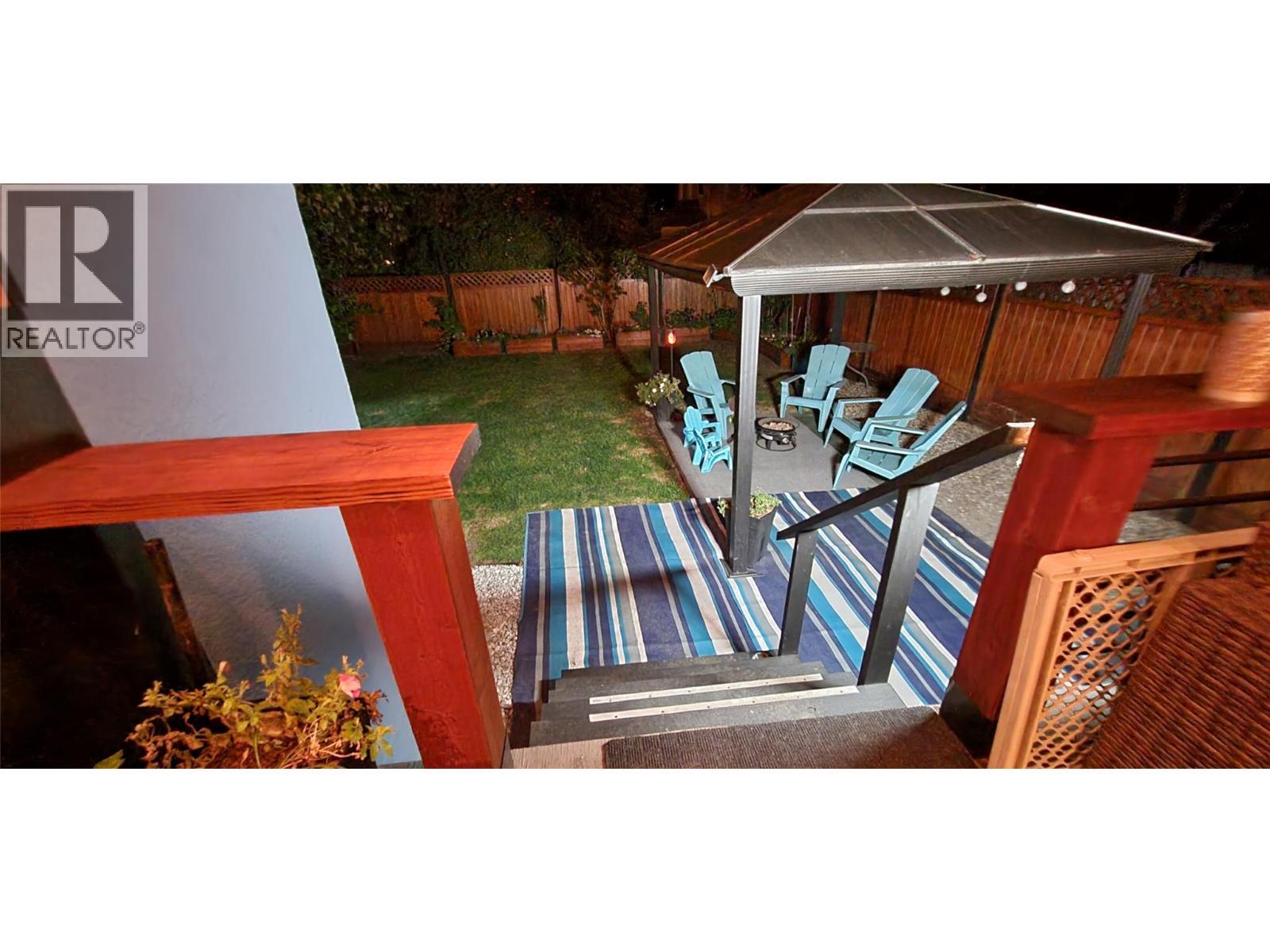 Owner's photos of deck & home at night - 3930 26 Street, Vernon, BC - Outdoor