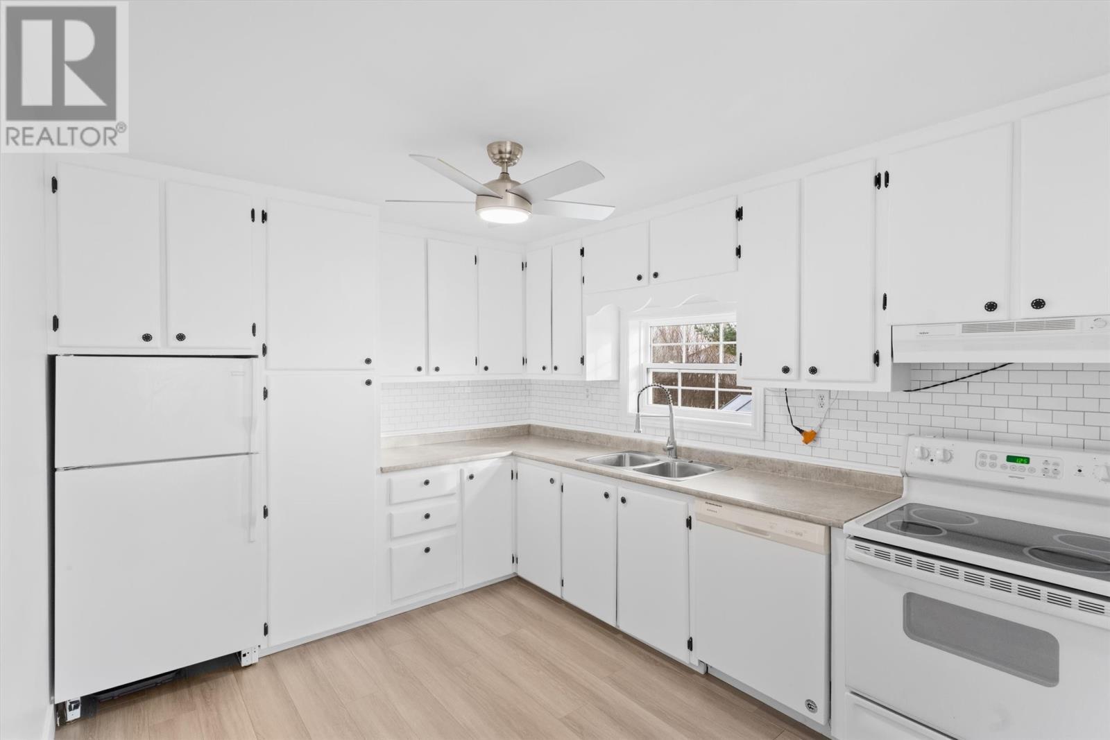 22 Collett Drive, Hare Bay, NL - Indoor Photo Showing Kitchen With Double Sink