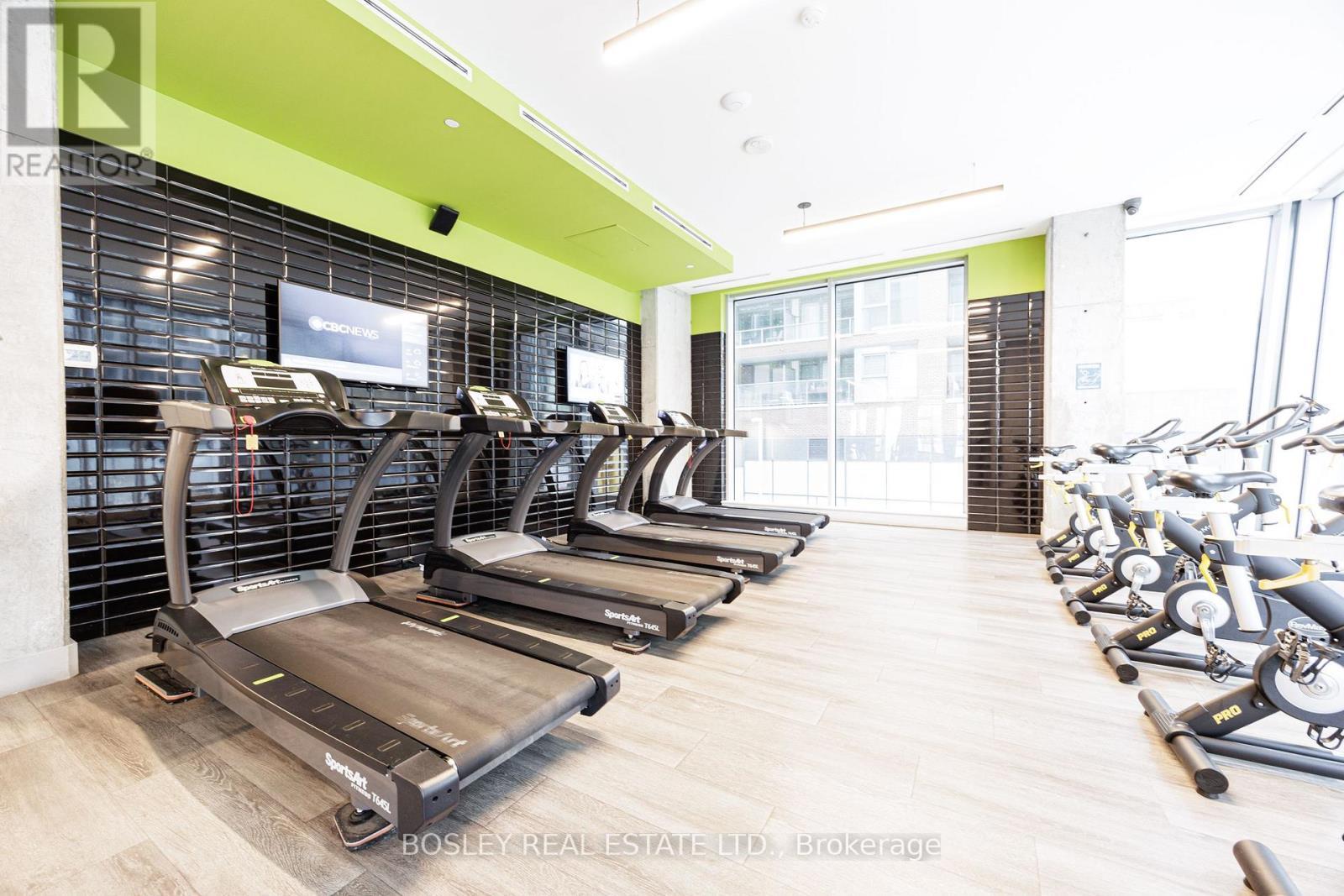 1210 - 15 Baseball Place, Toronto, ON - Indoor Photo Showing Gym Room