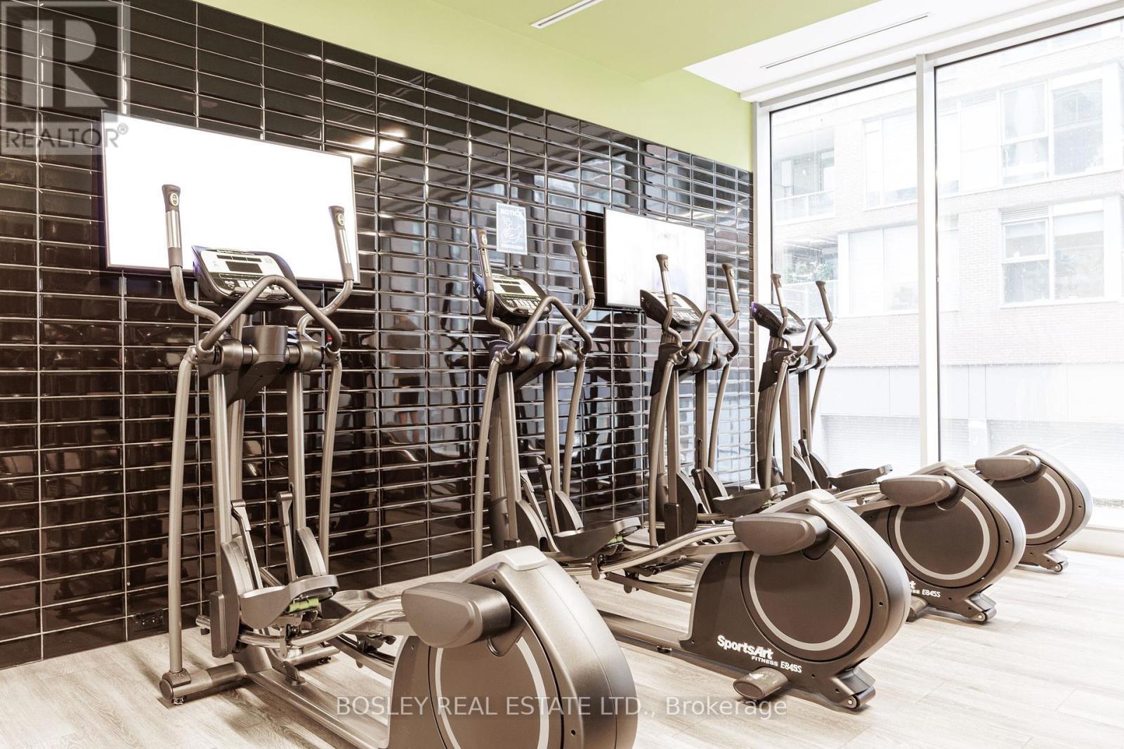 1210 - 15 Baseball Place, Toronto, ON - Indoor Photo Showing Gym Room