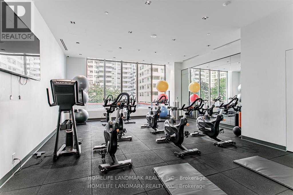 2001 - 25 Holly Street, Toronto, ON - Indoor Photo Showing Gym Room
