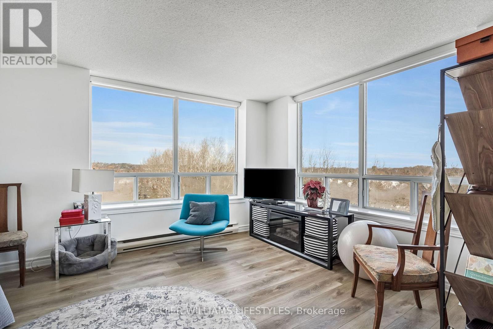 Fabulous views! - 802 - 1510 Richmond Street, London North (North G), ON - Indoor Photo Showing Living Room