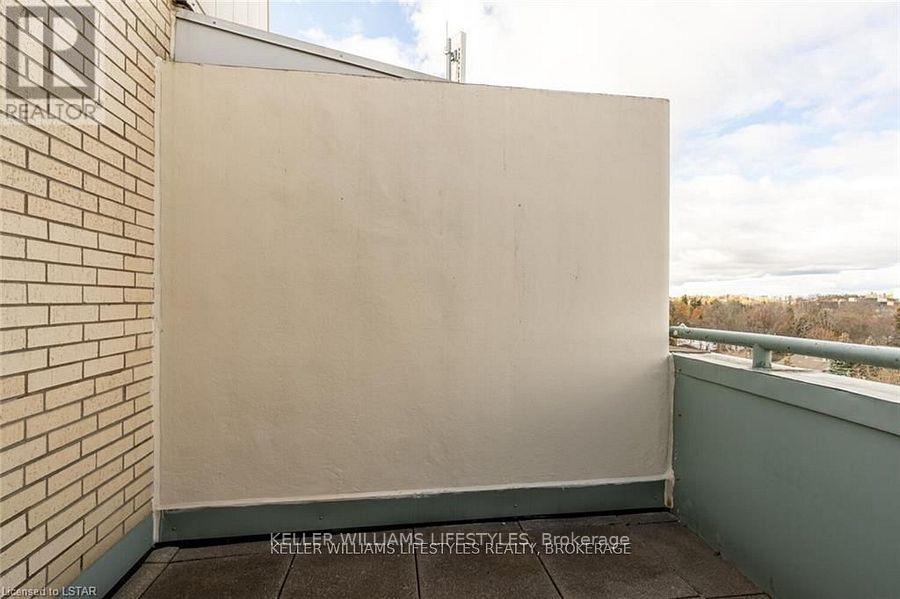 Outdoor balcony - 802 - 1510 Richmond Street, London North (North G), ON - Outdoor