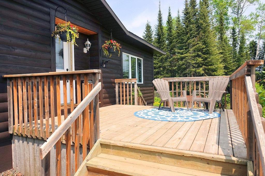 160 Mokomon Road, Kakabeka Falls, ON - Outdoor With Deck Patio Veranda With Exterior