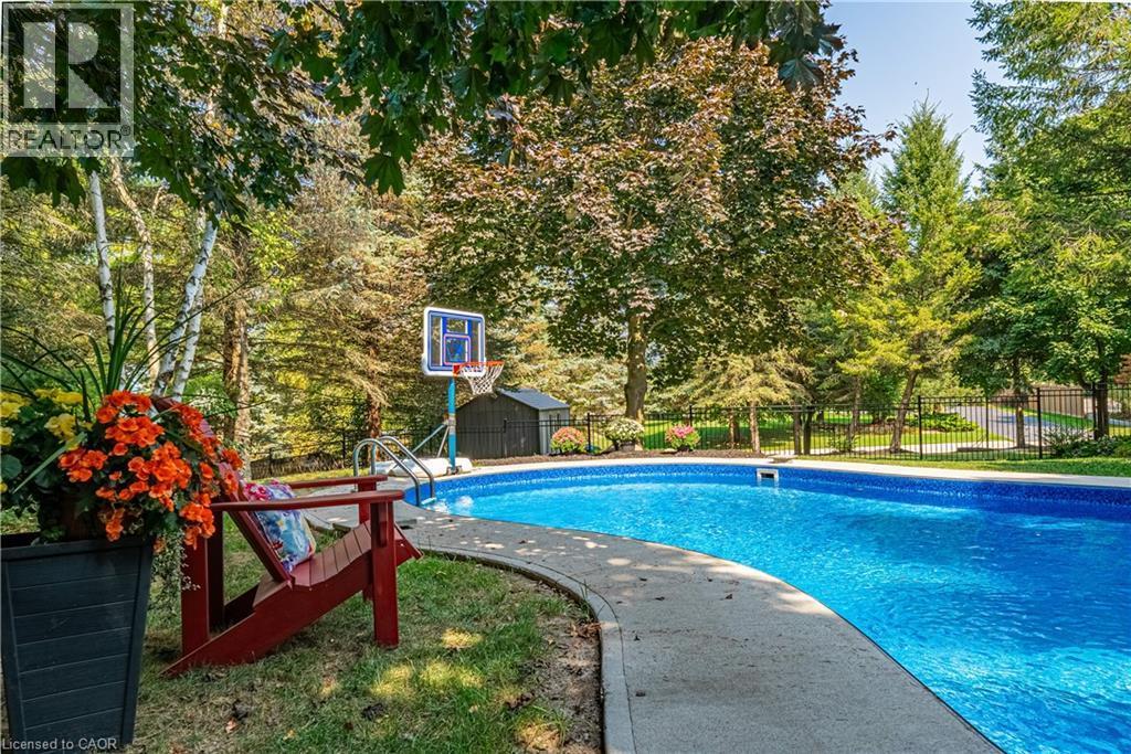 18 Palomino Drive, Carlisle, ON - Outdoor With In Ground Pool With Backyard
