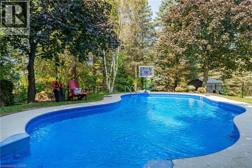 18 Palomino Drive, Carlisle, ON - Outdoor With In Ground Pool With Backyard