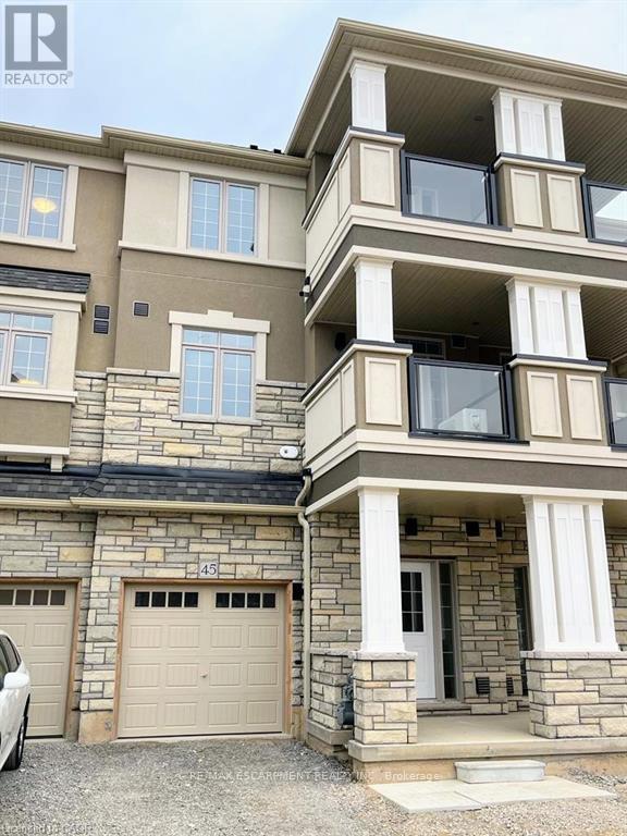 45 - 305 Garner Road W, Hamilton, ON - Outdoor With Balcony With Facade