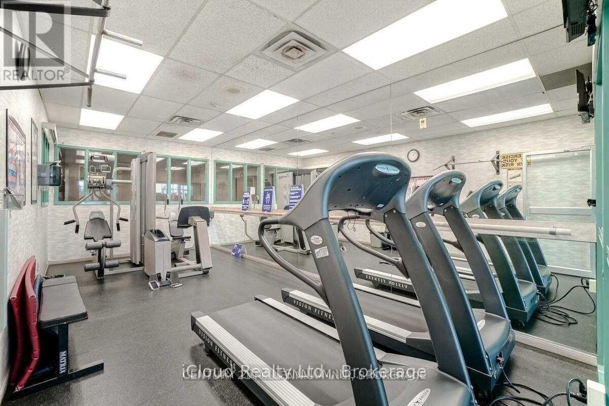 1902 - 4450 Tucana Court, Mississauga, ON - Indoor Photo Showing Gym Room