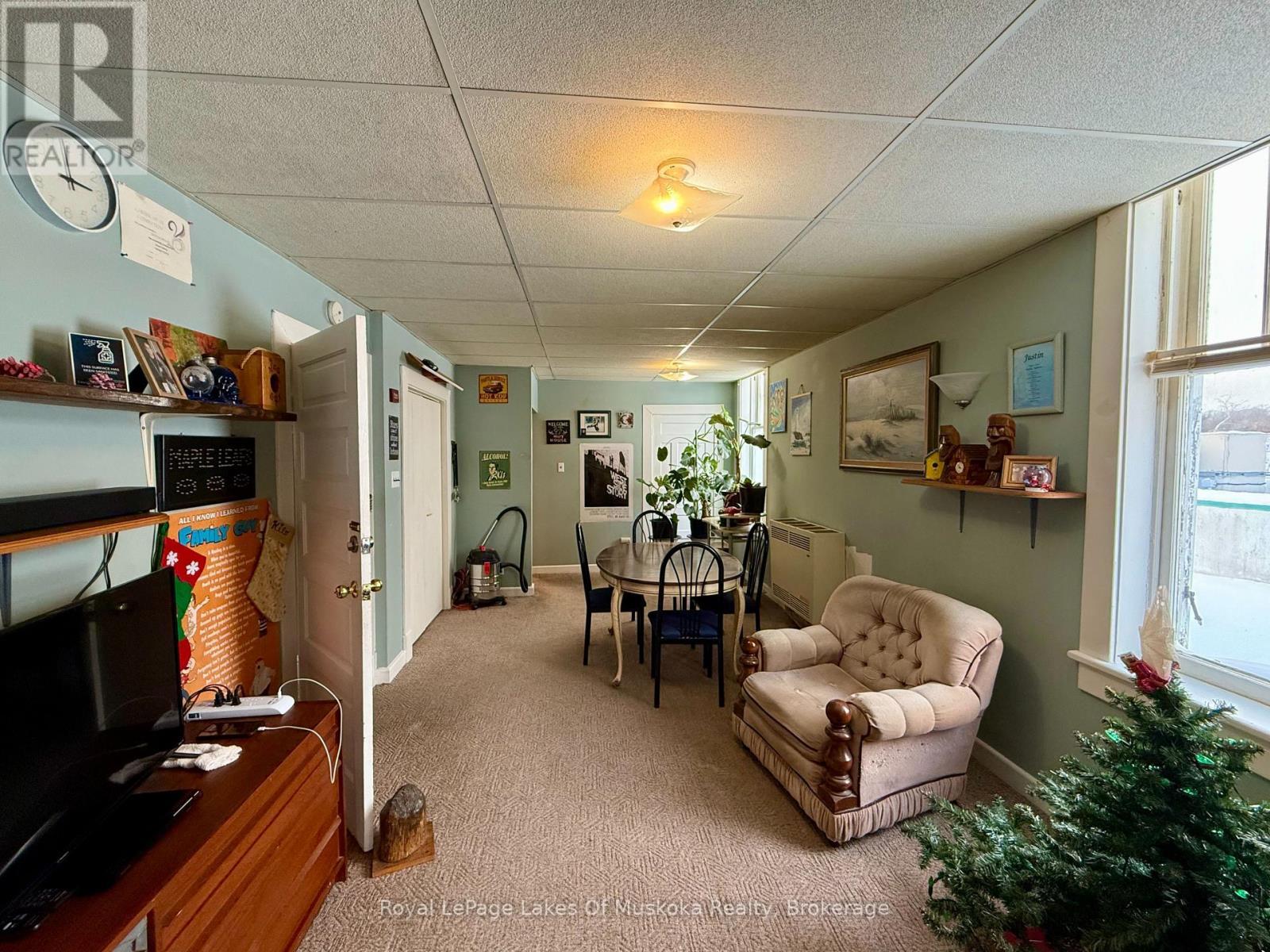 Main Living Area in Residential Unit #2 - 185 Ontario Street, Burk'S Falls, ON