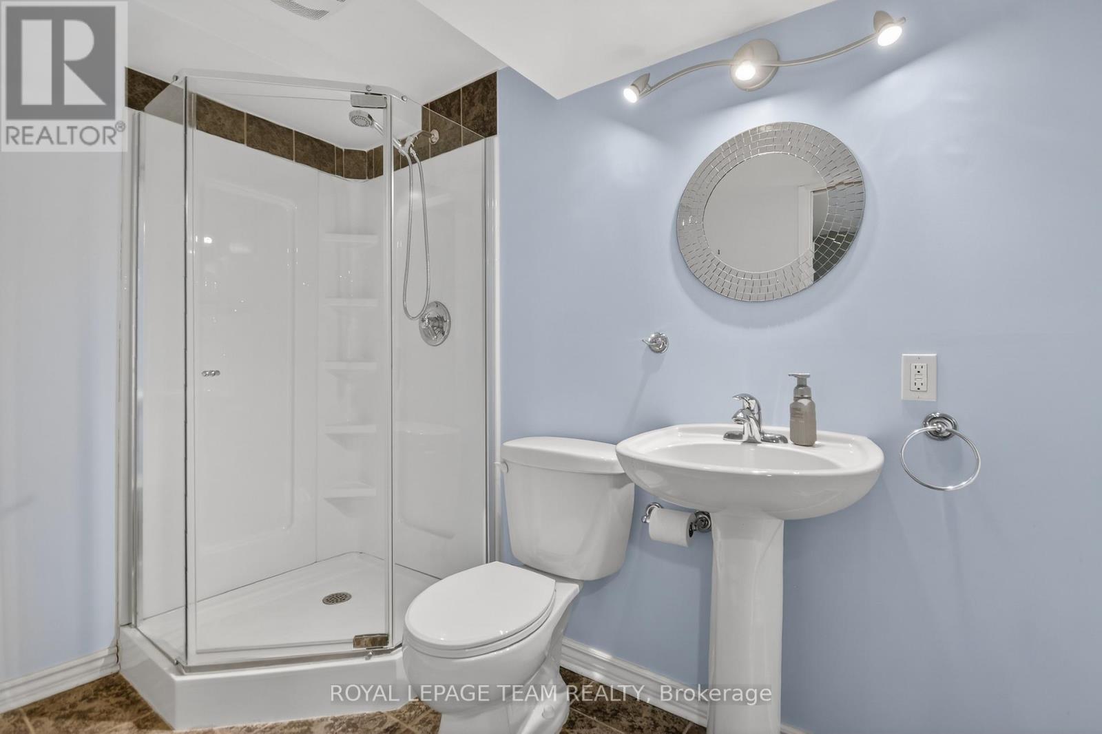 Lower Level 3 Piece Bathroom - 59 Polo Lane, Ottawa, ON - Indoor Photo Showing Bathroom