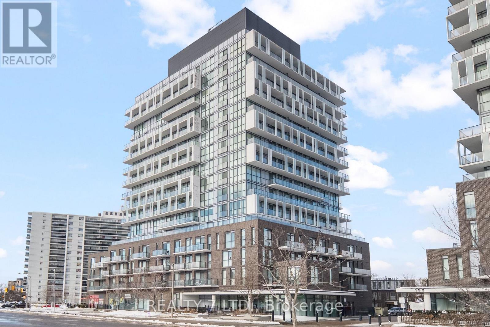 1207 - 128 Fairview Mall Drive, Toronto, ON - Outdoor With Balcony With Facade