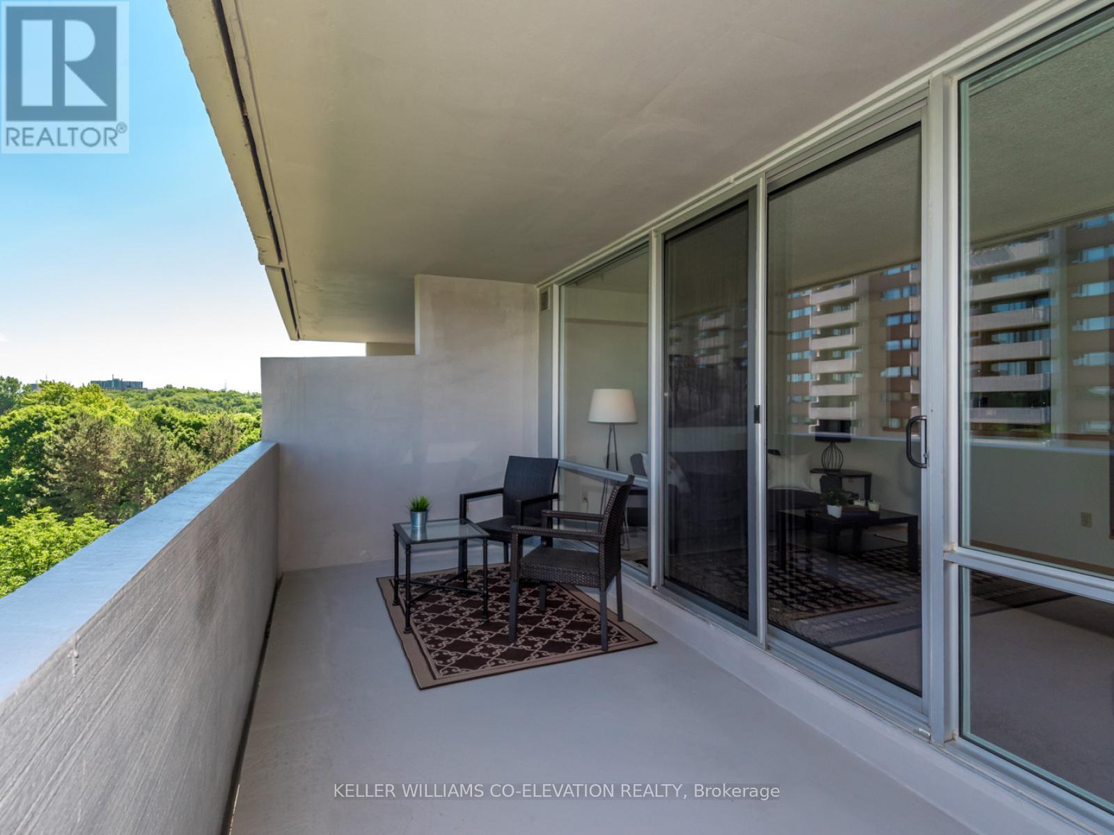 Massive Private Balcony - 709 - 240 Scarlett Road, Toronto, ON - Outdoor With Balcony With Exterior