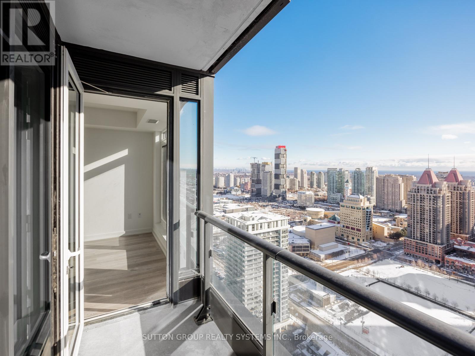 3505 - 395 Square One Drive, Mississauga, ON - Outdoor With Balcony With View