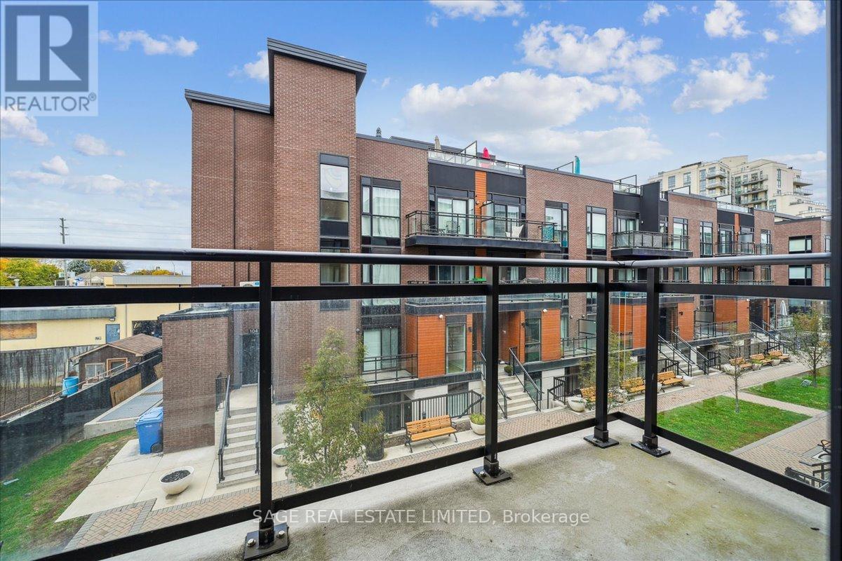 203 - 56 Coles Avenue, Vaughan, ON - Outdoor With Balcony