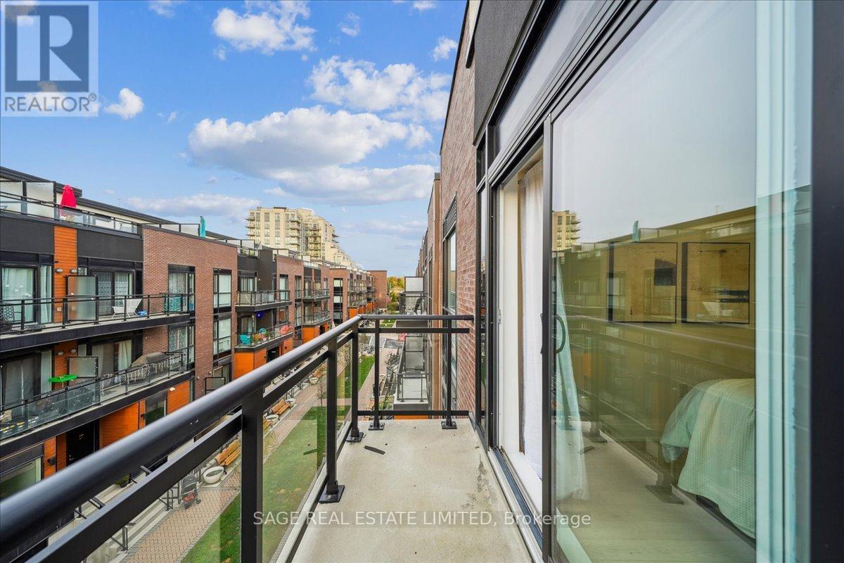 203 - 56 Coles Avenue, Vaughan, ON - Outdoor With Balcony