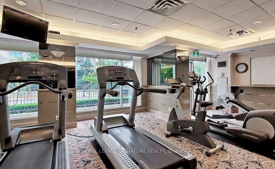 206-18 Hollywood Avenue, Toronto, ON - Indoor Photo Showing Gym Room
