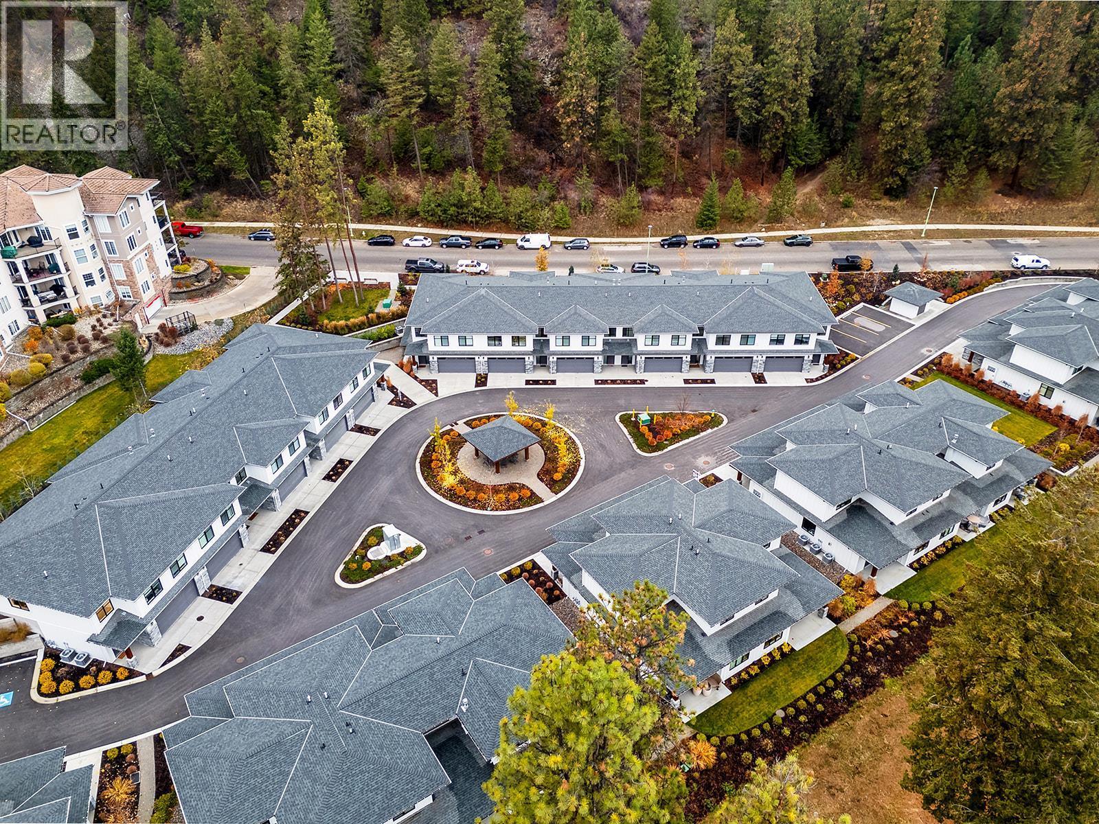 Aerial photo of community - 1979 Country Club Drive Unit# 7, Kelowna, BC - With View