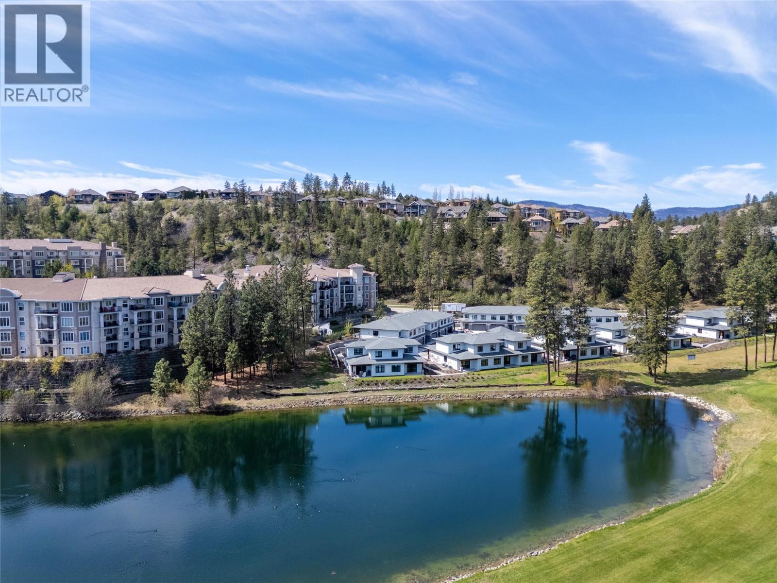 View of Lake & Quail Landing Community - 1979 Country Club Drive Unit# 7, Kelowna, BC - Outdoor With Body Of Water With View