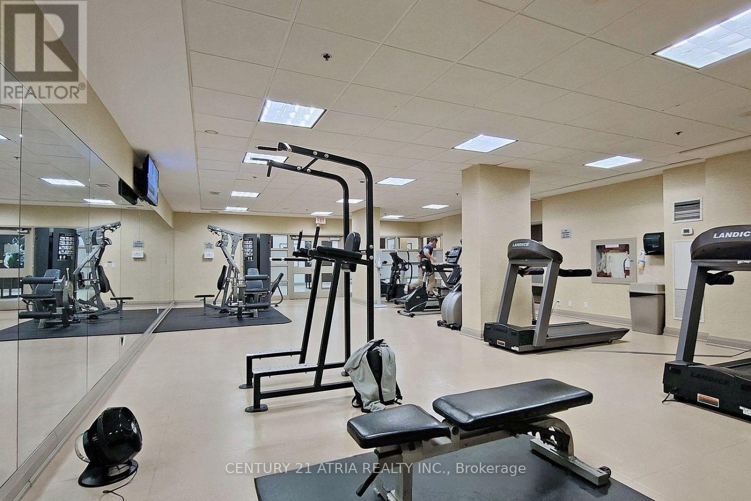 708 - 75 South Town Centre Boulevard, Markham, ON - Indoor Photo Showing Gym Room
