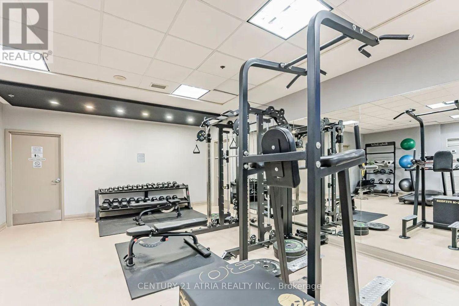 708 - 75 South Town Centre Boulevard, Markham, ON - Indoor Photo Showing Gym Room